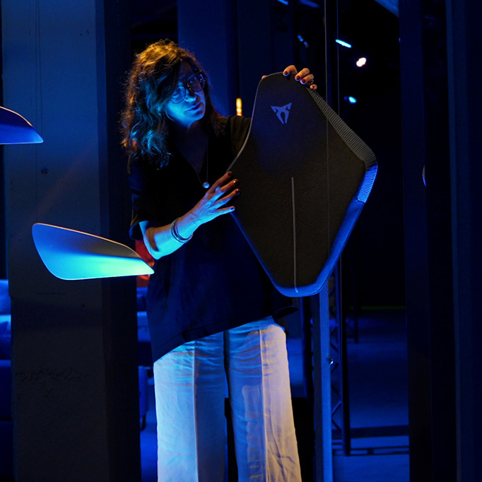 CUPRA sustainability initiavies in interior design - Showroom