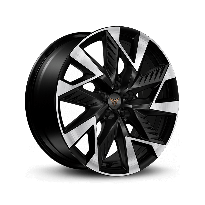 CUPRA Formentor available with 19” sandstorm silver wheel