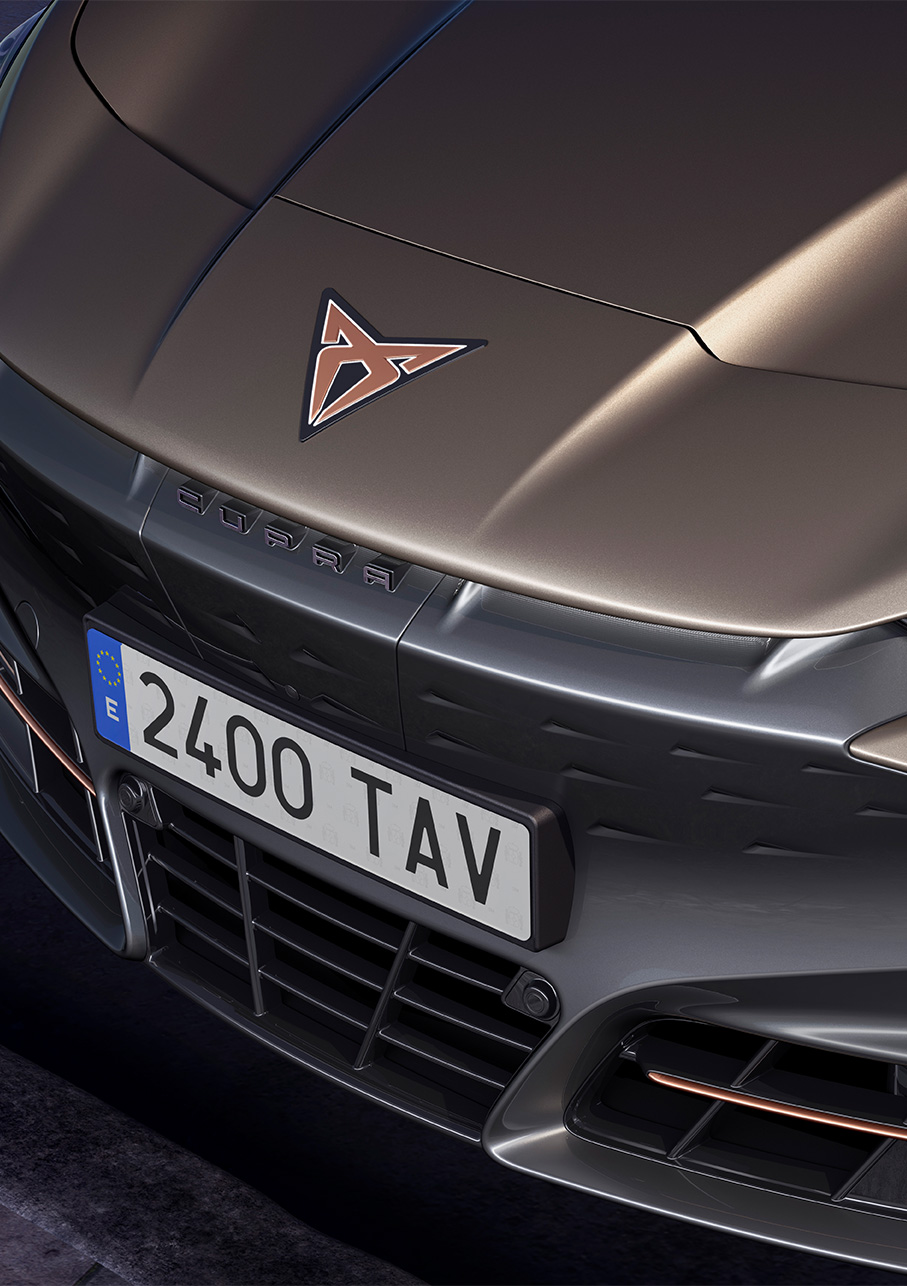 2025 tavascan car atacama desert colour ariel shot