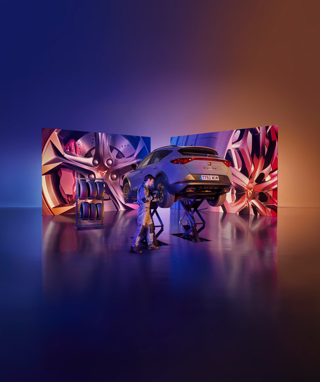 Find the best tyre solutions and genuine car parts for your CUPRA