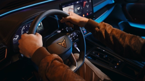 CUPRA Formentor steering wheel console