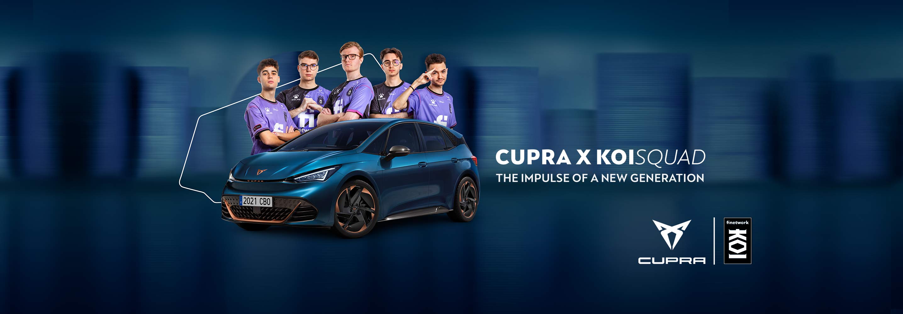 CUPRA becoming the official sponsor of the esports club created by star streamer and presenter Ibai Llanos and FC Barcelona star Gerard Piqué CUPRA becoming the official sponsor of the esports club created by star streamer and presenter Ibai Llanos and FC Barcelona star Gerard Piqué