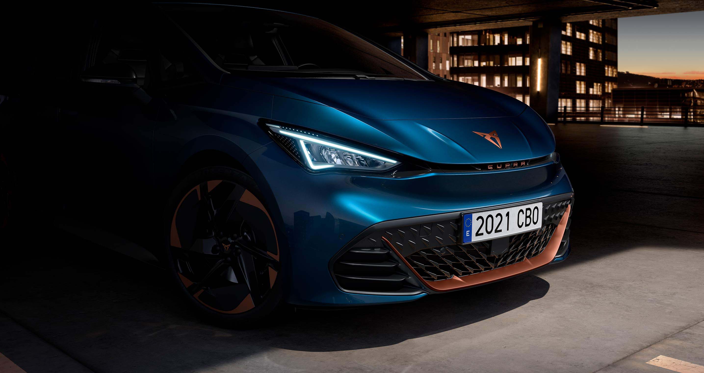 cupra born all electric front grille