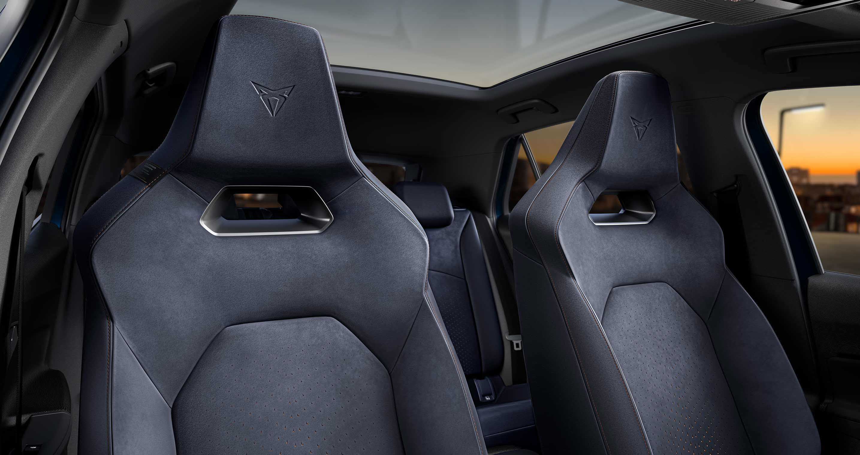cupra born interior bucket seats