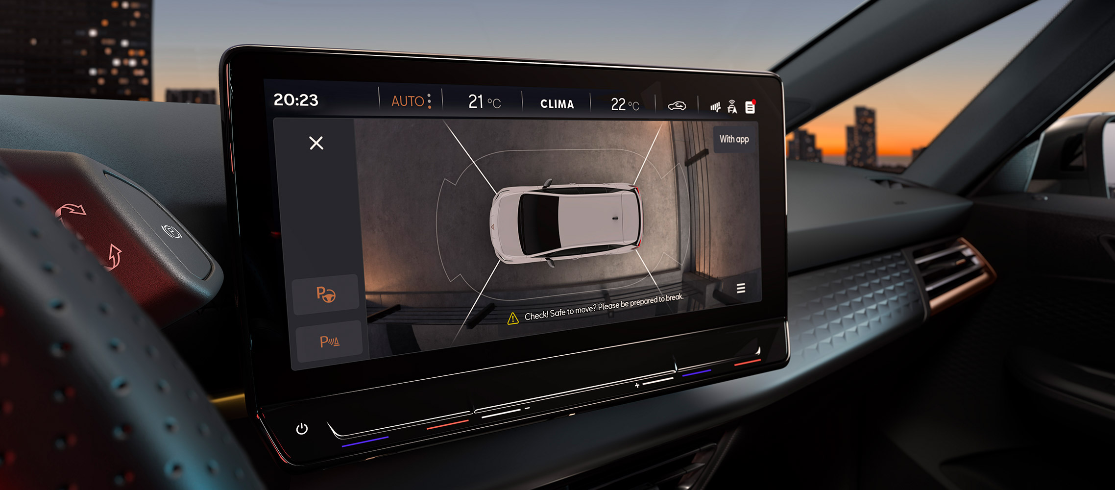 CUPRA Born equipped with the latest technology CUPRA Born equipped with the latest technology